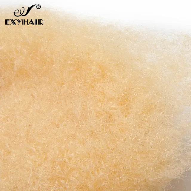 Exyhair #613 Tight Afro Kinky Bulk Human Hair for Draedlock Extensions, Repair Locs, Twists and Braids