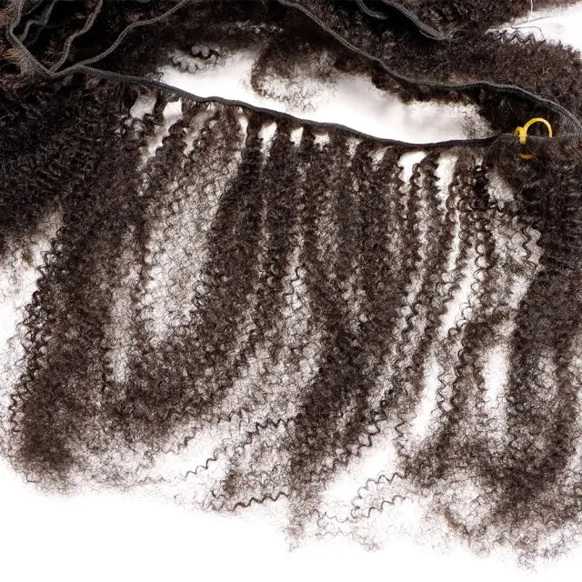 Exyhair Afro Kinky Bulk for Weaving in 100% Human Hair 4B 4C Hair Extensions 120g One Bundle Hair Weave Human Hair Bundles