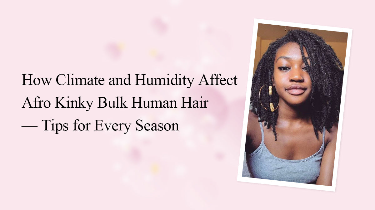 How Climate and Humidity Affect Afro Kinky Bulk Human Hair — Tips for Every Season