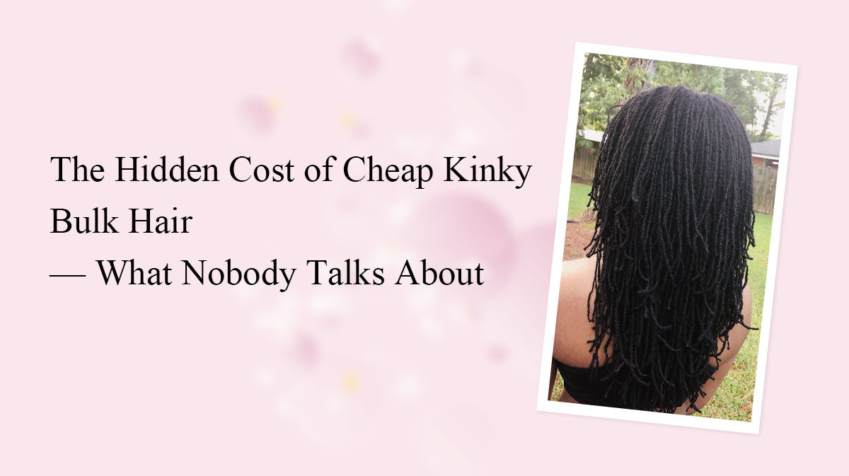 The Hidden Cost of Cheap Kinky Bulk Hair — What Nobody Talks About