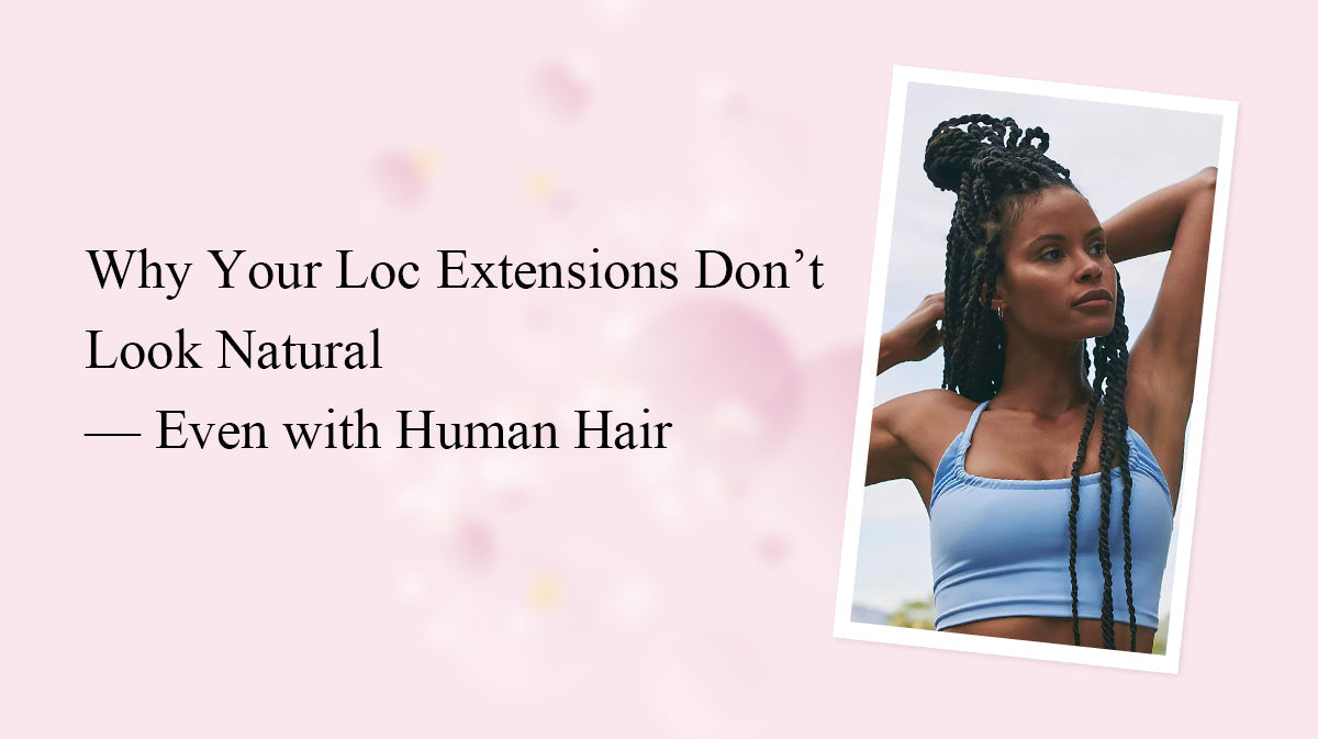 Why Your Loc Extensions Don’t Look Natural — Even with Human Hair