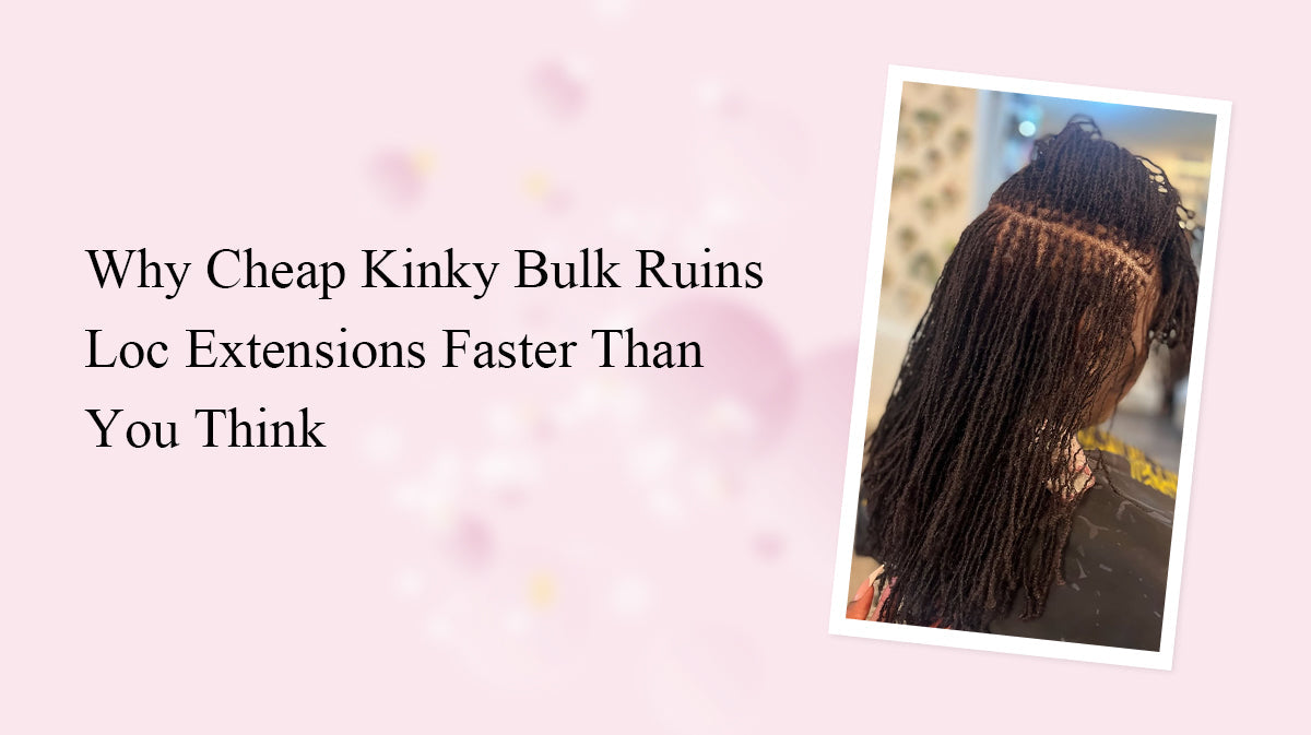 Why Cheap Kinky Bulk Ruins Loc Extensions Faster Than You Think