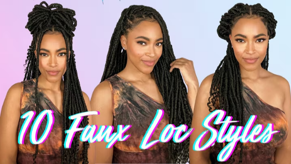 Faux Locs Hairstyles Add an Extra Sparkle to Your Look