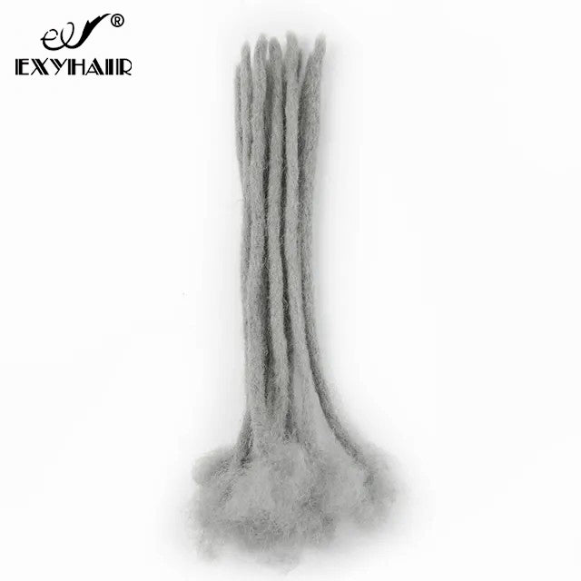 Exyhair Afro Kinky Human Hair Crochet Dreadlock Extensions Color customization ( Free Shipping + Free Crochet hook)