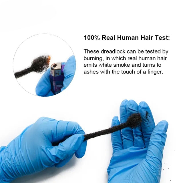 Exyhair Curly Ends High Quality Afro Kinky 100% Human Hair Crochet Dreadlocks with Human Curly Ends ( Free crochet hook + Free shipping)
