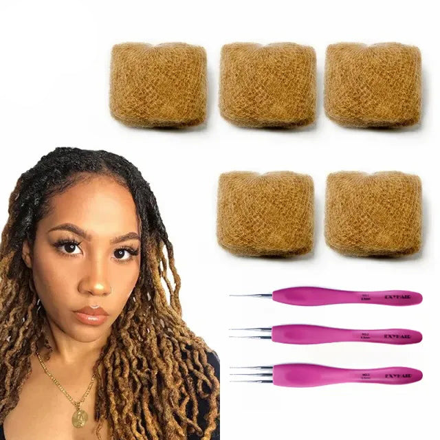 Exyhair #27 Tight Afro Kinky Bulk 100% Human Hair for Ideal to Make/ Repair Afro Hair Braids, Dreadlocks Extension, Afro Twist