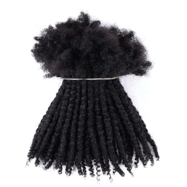 Exyhair Textured Locs Afro Kinky 100% Human Hair (Free crochet hook + Free shipping)