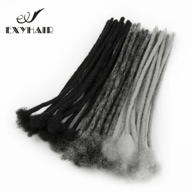 Afro Kinky Human Hair Crochet Dreadlock Extensions Color customization ( Free Shipping + Free Crochet hook)