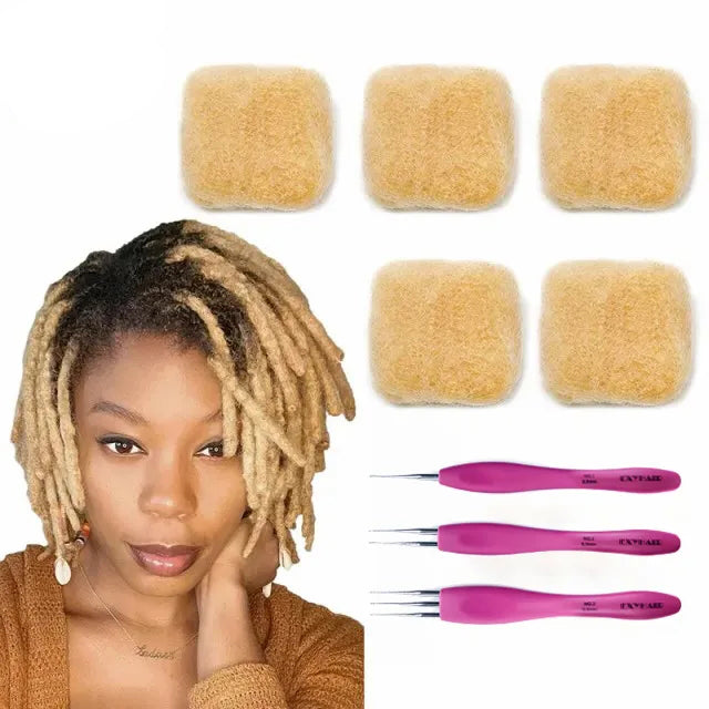 Exyhair #613 Tight Afro Kinky Bulk Human Hair for Draedlock Extensions, Repair Locs, Twists and Braids