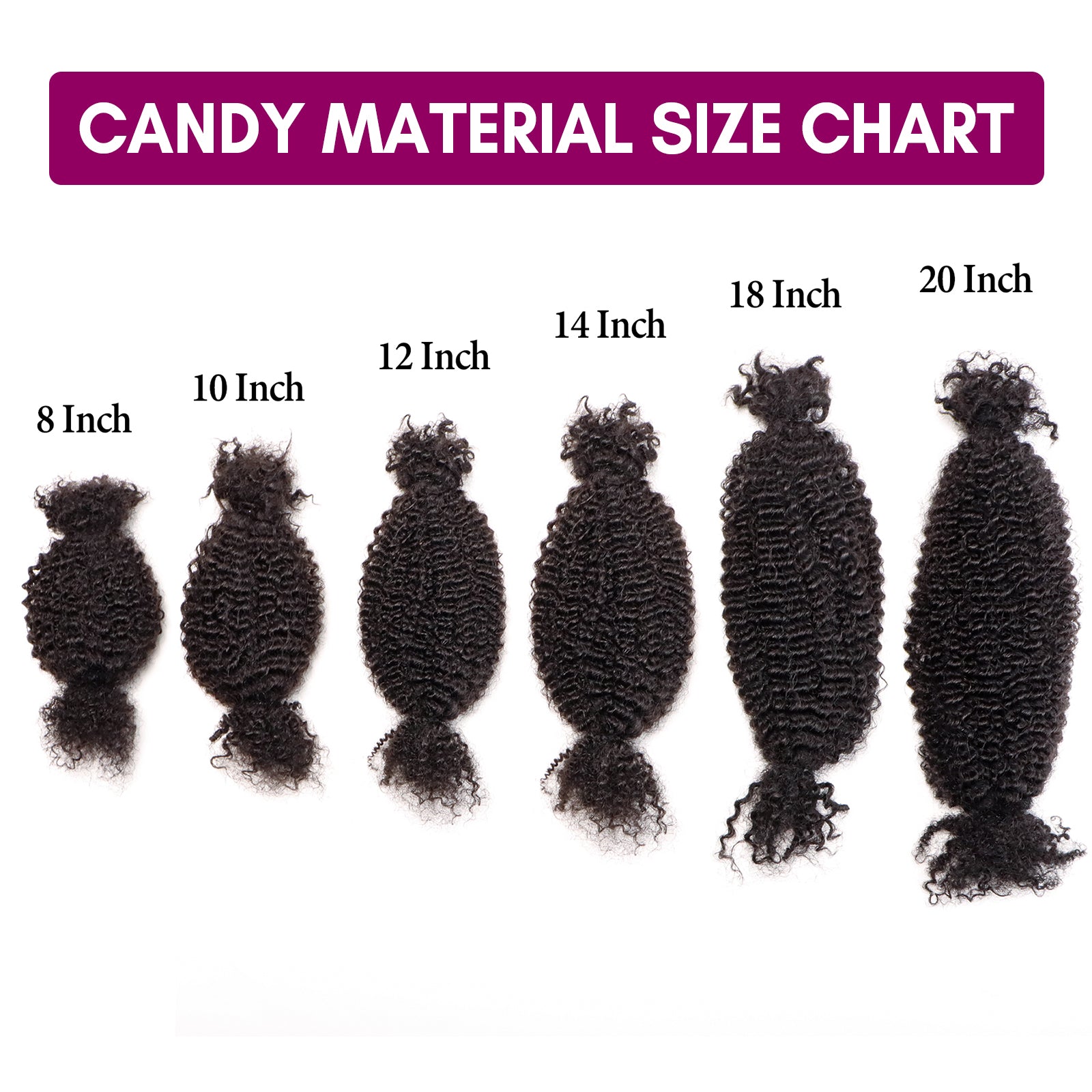 Exyhair 100% Human Hair Marley Twist Braiding Hair 50g Natural Afro Kinky Bulk for Locs, Spring Twists & Passion Twists