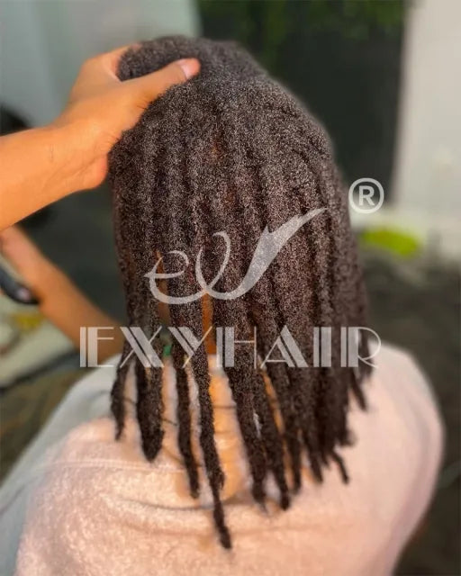 16 inch Tight Afro Kinky Bulk 100% Human Hair for Ideal to Make/ Repair Afro Hair Braids, Dreadlocks Extension, Afro Twist