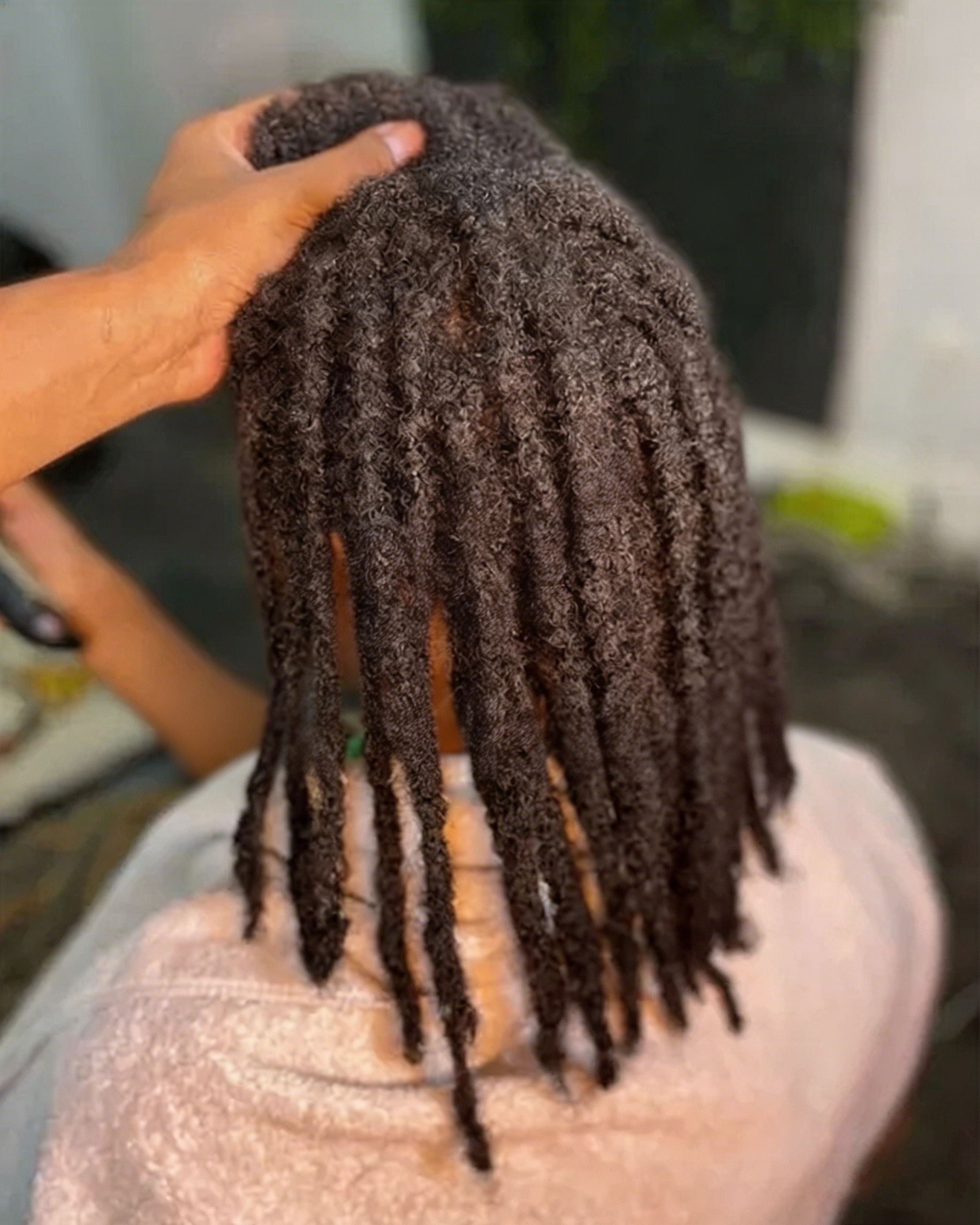 Exyhair 16 inch Tight Afro Kinky Bulk 100% Human Hair for Ideal to Make/ Repair Afro Hair Braids, Dreadlocks Extension, Afro Twist