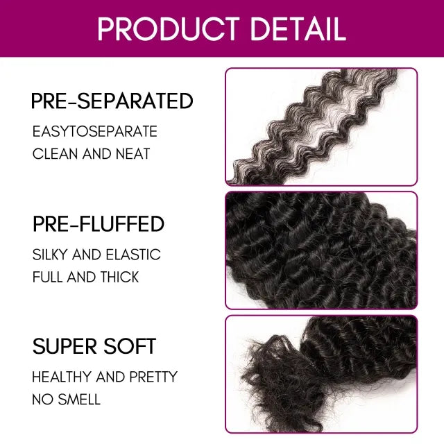100% Human Hair Marley Twist Braiding Hair Marley Hair for Faux Locs Spring Twist Hair Passion Twist Hair Butterfly Locs Crochet Hair