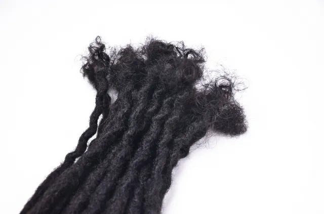 Exyhair Culture locs with curly ends Afro Kinky Human Hair Crochet Dreadlock Extensions (Free crochet hook + Free shipping)