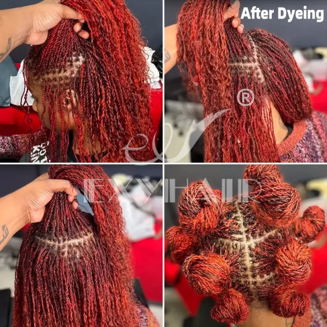 #613 Tight Afro Kinky Bulk Human Hair for Draedlock Extensions, Repair Locs, Twists and Braids