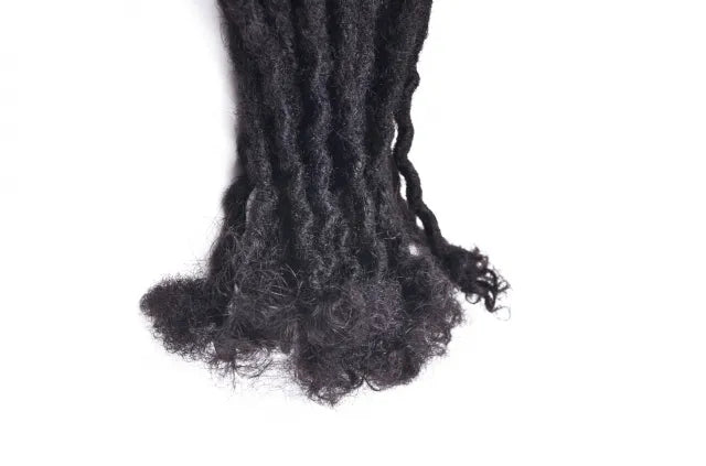 Exyhair Culture locs with curly ends Afro Kinky Human Hair Crochet Dreadlock Extensions (Free crochet hook + Free shipping)