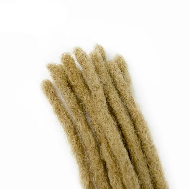 Exyhair Color 27 Afro Kinky Human Hair Loc Extensions High Quality Crochet Dreadlocks with Free Hook and Free Shipping