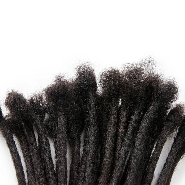 Exyhair High Quality Afro Kinky 100% Human Hair Crochet Dreadlocks with Human Curly Ends ( Free crochet hook + Free shipping)