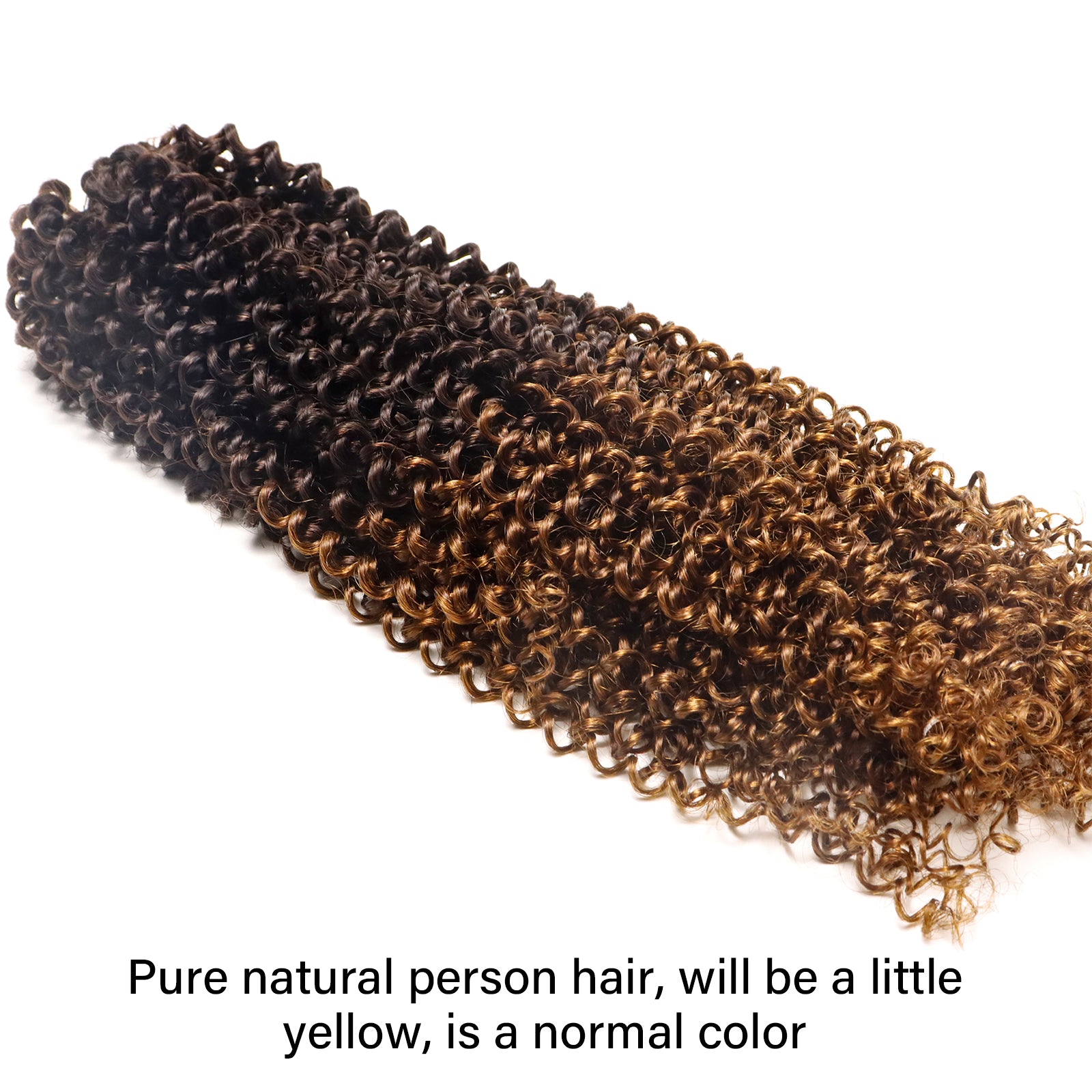 Exyhair 60G Afro Kinky Curly T1B/30 Feather Crochet Hair Extensions for boho hair, twist, braids and miracle knots