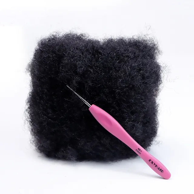 Exyhair Dreadlock Crochet Hook for Hair Dreadlock Needle Tool for Braid Craft Dread Locks Crochet Needles 0.5mm