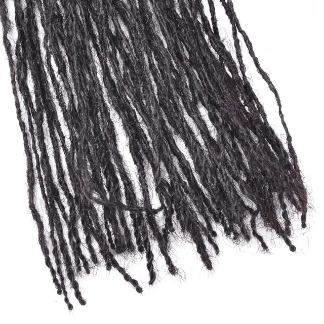 Exyhair Micro Faux Locs Crochet Hair, Sister Mini (0.1 cm) Afro Locks Braids Styles ( Free crochet hook + Free shipping)