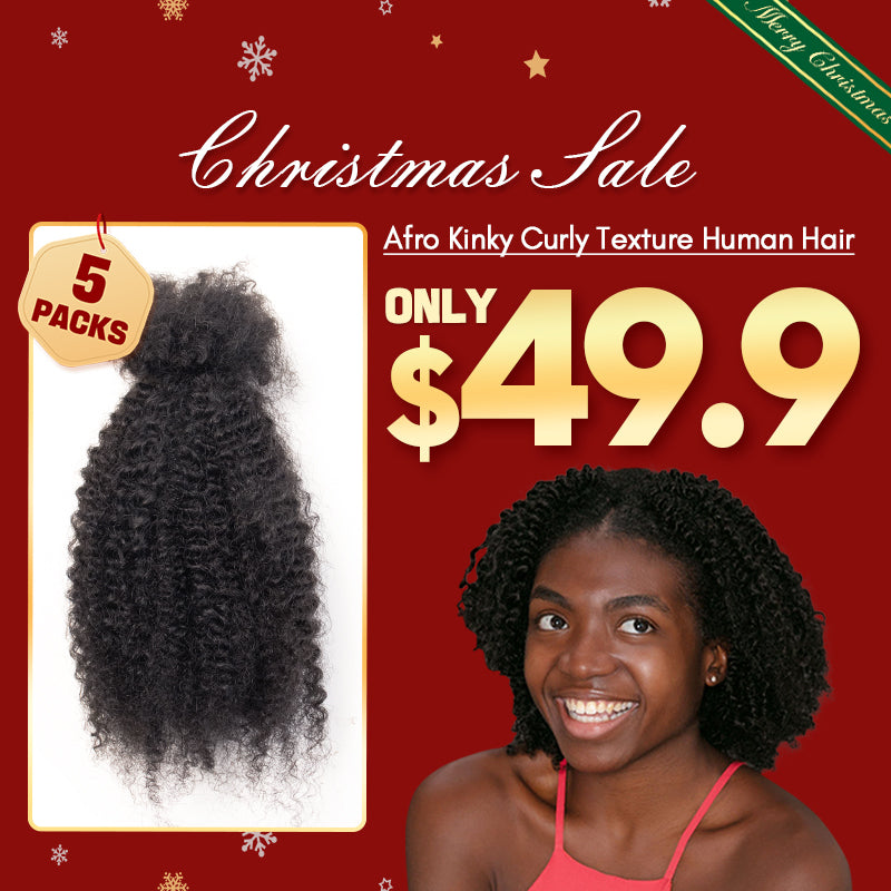 Exyhair Afro Kinky Curly Human Hair Bulk Curly Texture for Permanent Micro Locs,Twists, Braids, Repair Locs (#1B Natural Black)