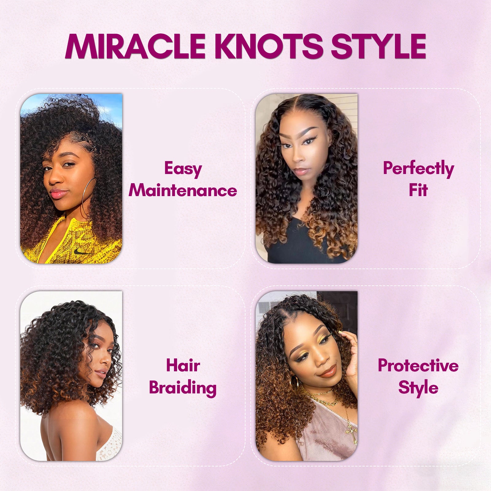 Exyhair 60G Afro Kinky Curly T1B/30 Feather Crochet Hair Extensions for boho hair, twist, braids and miracle knots