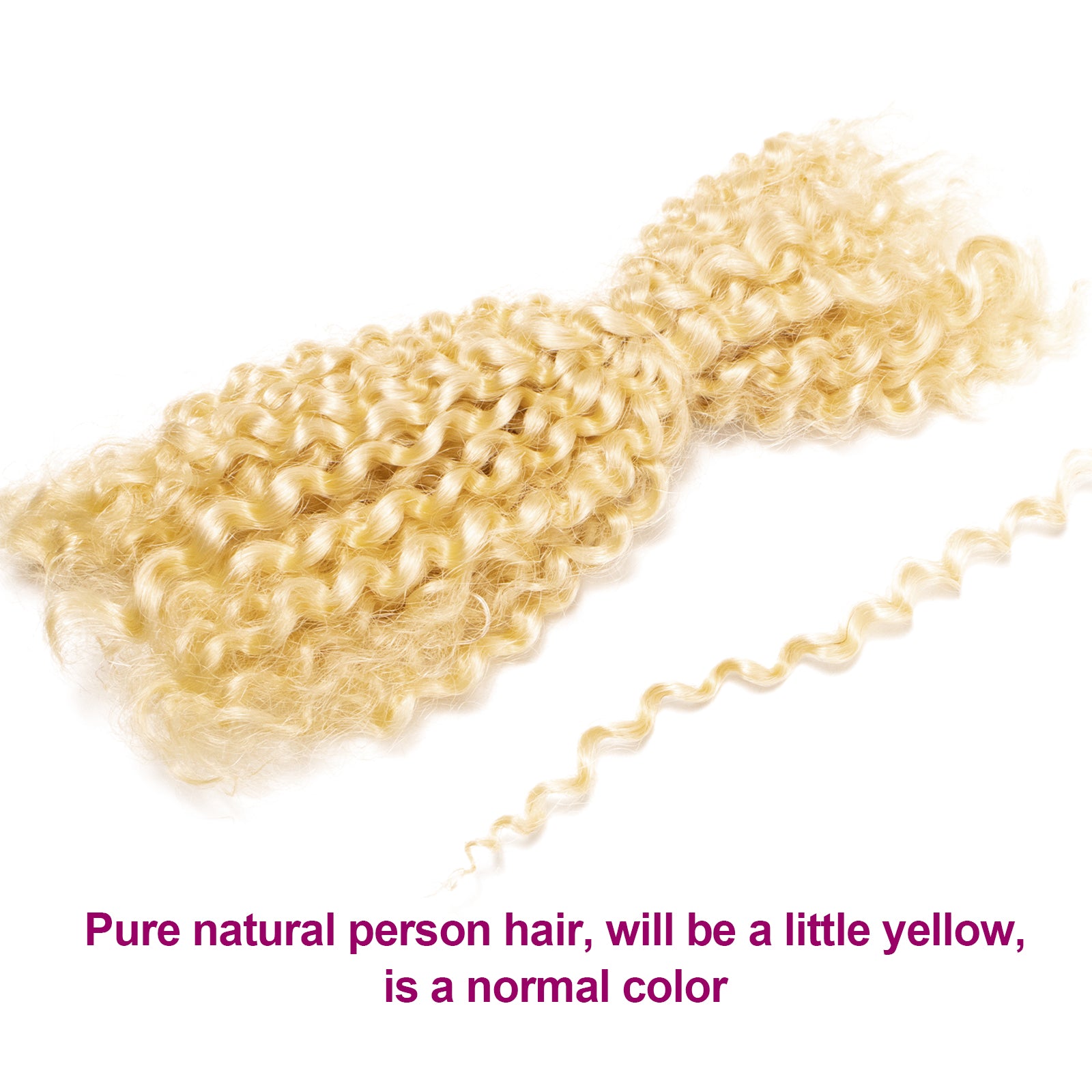 Exyhair Afro Kinky Curly Human Hair Bulk Curly Texture for Permanent Micro Locs,Twists, Braids, Repair Locs (#1B Natural Black)