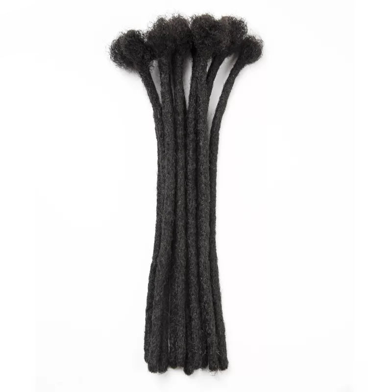 Exyhair 0.8CM Exyhair Afro Kinky 100% Human Hair Crochet Dreadlock Extensions ( Free crochet hook + Free shipping)