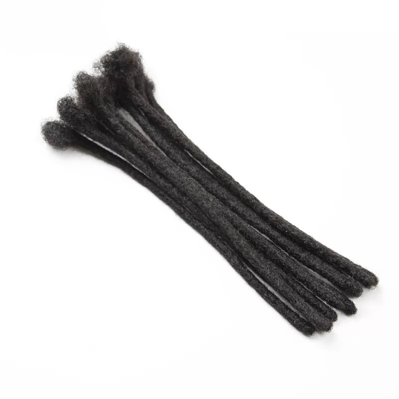 Exyhair 0.8CM Exyhair Afro Kinky 100% Human Hair Crochet Dreadlock Extensions ( Free crochet hook + Free shipping)