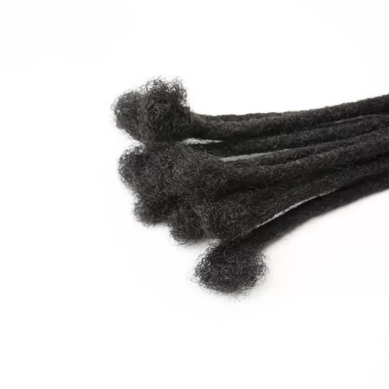 Exyhair 0.8CM Exyhair Afro Kinky 100% Human Hair Crochet Dreadlock Extensions ( Free crochet hook + Free shipping)