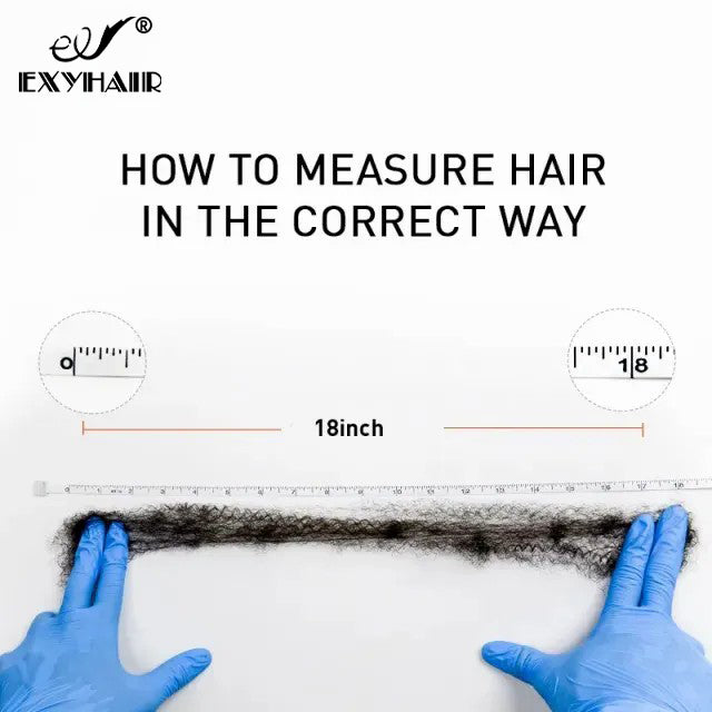 Exyhair 5 Packs 150g Tight Afro Kinky Bulk Human Hair for Dreadlocks Twisting and Braiding with Crochet Hook
