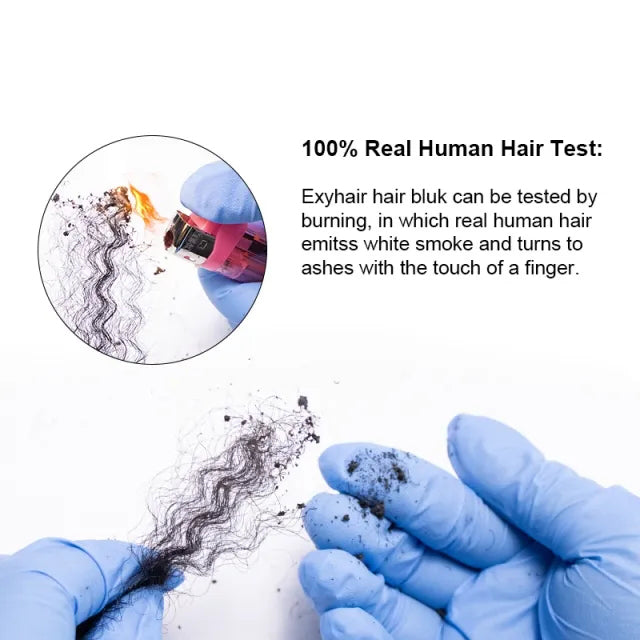 Exyhair Marley Twist Braiding Hair 100% Human Hair for Faux Locs Spring Twist Hair Passion Twist Hair Butterfly Locs Crochet Hair