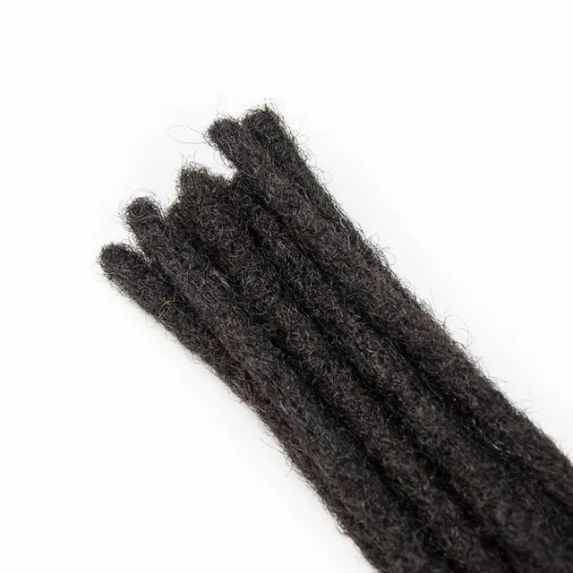 Exyhair 0.8CM Exyhair Afro Kinky 100% Human Hair Crochet Dreadlock Extensions ( Free crochet hook + Free shipping)