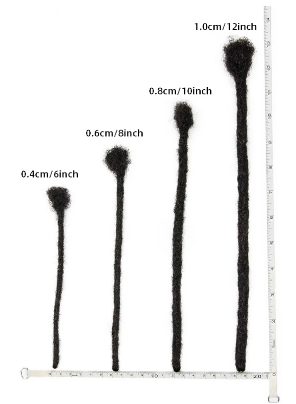 Exyhair #Red Crochet Dreadlock Extensions 100% Human Hair (Free crochet hook + Free shipping)