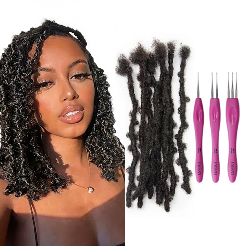 Exyhair Butterfly Locs Crochet Hair Crochet Braids ( Free crochet hook + Free shipping)