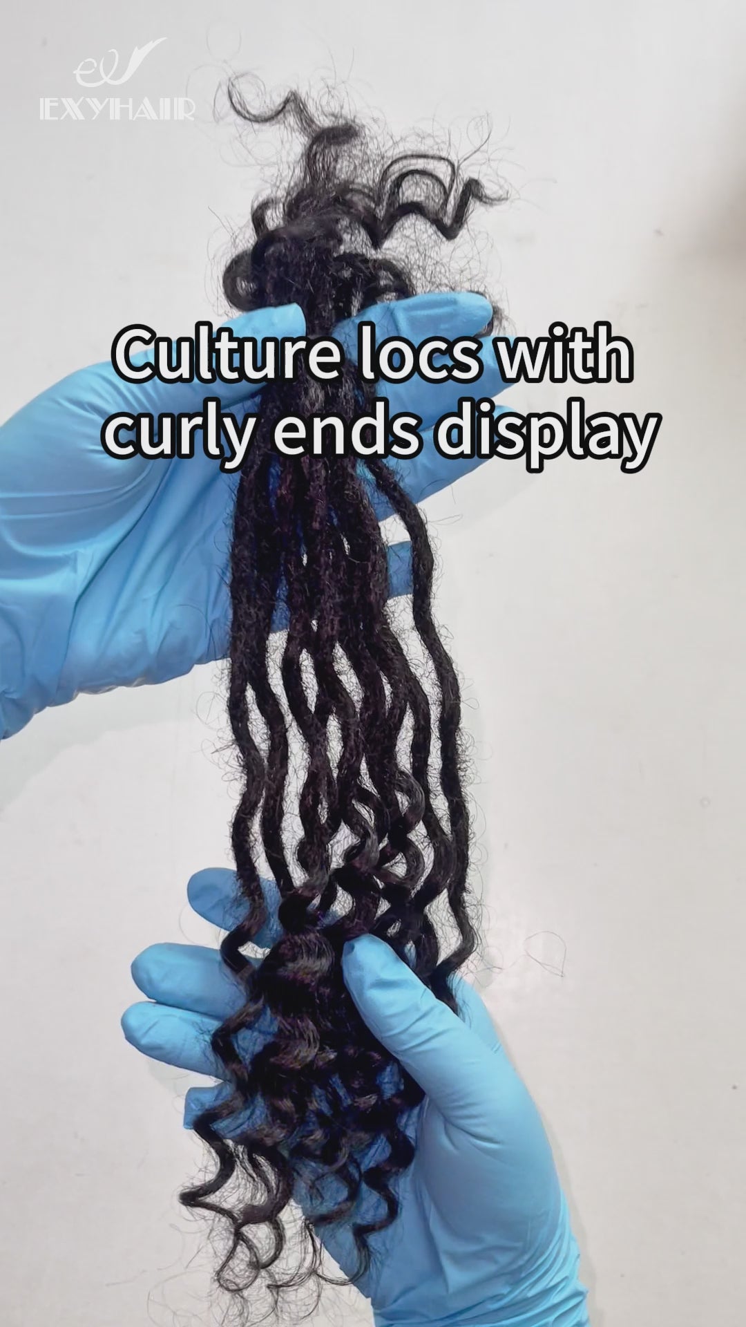 Exyhair High Quality Afro Kinky 100% Human Hair Crochet Dreadlocks with Human Curly Ends ( Free crochet hook + Free shipping)