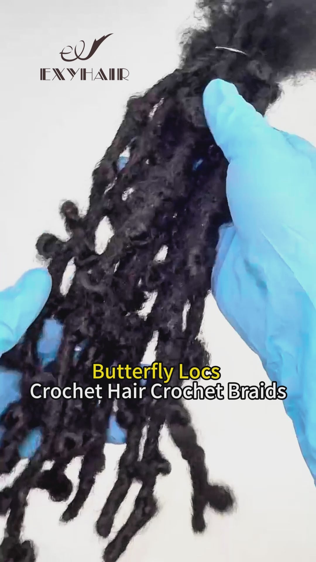 Exyhair Butterfly Locs Crochet Hair Crochet Braids ( Free crochet hook + Free shipping)