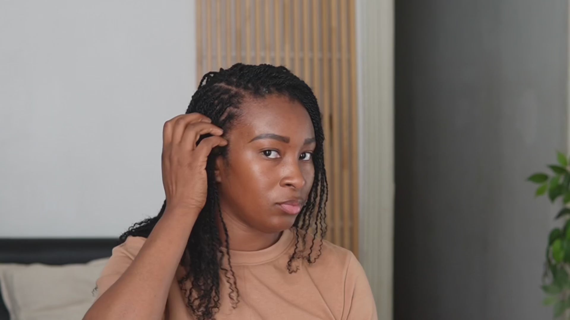 Exyhair 16 inch Tight Afro Kinky Bulk 100% Human Hair for Ideal to Make/ Repair Afro Hair Braids, Dreadlocks Extension, Afro Twist